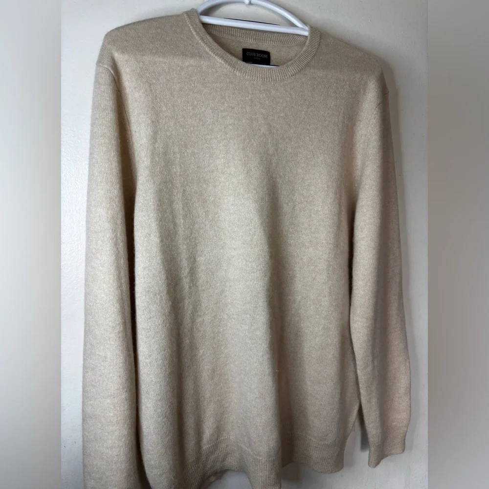 Club Monaco Men's Crewneck Sweater in Beige